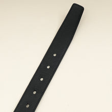 YSL Black Cassandre Thin Buckle 20mm Belt