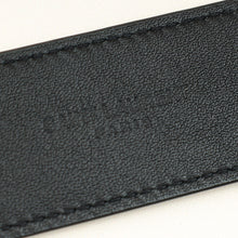 YSL Black Cassandre Thin Buckle 20mm Belt
