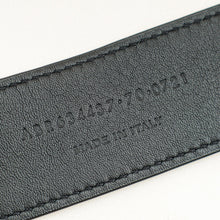 YSL Black Cassandre Thin Buckle 20mm Belt
