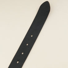 YSL Tan Suede Logo Buckle 30mm Belt