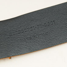 YSL Tan Suede Logo Buckle 30mm Belt