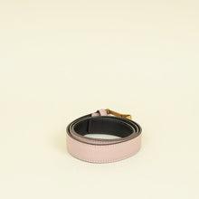 YSL Pink Y Logo Buckle Belt 34