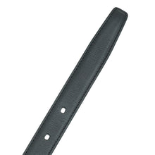 YSL Black Cassandre Thin Buckle Belt