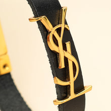 YSL Black Single Tour Cassandre Bracelet