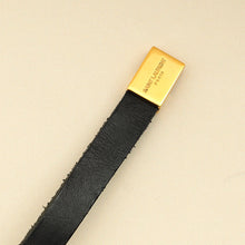 YSL Black Single Tour Cassandre Bracelet