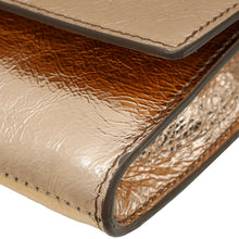 YSL Mettalic Rose Gold Belle De Jour Small Clutch
