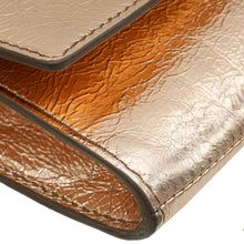 YSL Mettalic Rose Gold Belle De Jour Small Clutch