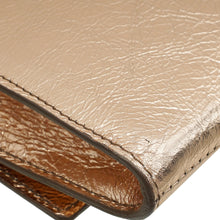 YSL Mettalic Rose Gold Belle De Jour Small Clutch