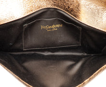 YSL Mettalic Rose Gold Belle De Jour Small Clutch