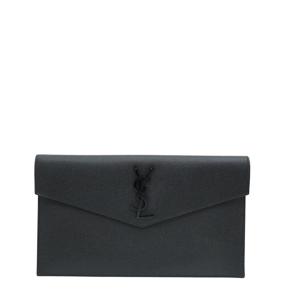 YSL Black Uptown Pouch