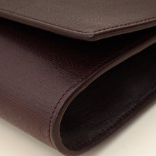 YSL Burgundy Y Ligne Clutch