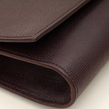 YSL Burgundy Y Ligne Clutch