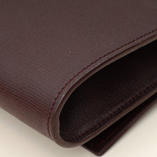YSL Burgundy Y Ligne Clutch