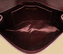 YSL Burgundy Y Ligne Clutch