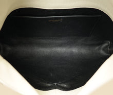 YSL Vintage White Cassandre Envelope Large Flap Pouch