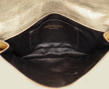 YSL Metallic Gold Belle De Jour Small Clutch
