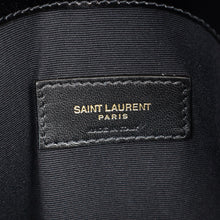 YSL Black Monogram Envelope Large Clutch