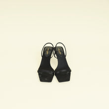 YSL Black Jaspe 55 Satin Sandal 38