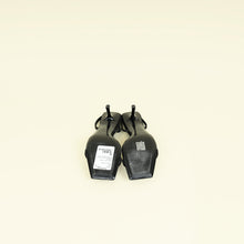 YSL Black Jaspe 55 Satin Sandal 38