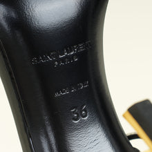 YSL Black Opyum Sandals 36