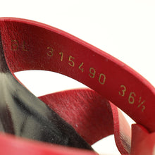 YSL Red Tribute Sandal 36.5