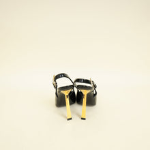 YSL Black Lee Slingback Pumps 36