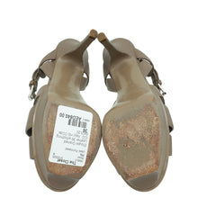 YSL Etoupe Mid Heel Tribute Sandal 36