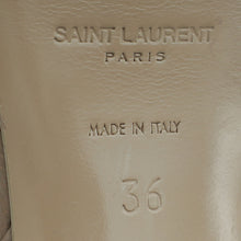 YSL Etoupe Mid Heel Tribute Sandal 36