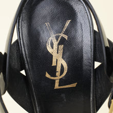 YSL Black Tribute Sandal 36