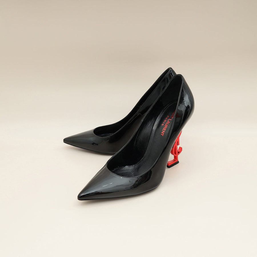 YSL Black Opyum Pump 38.5