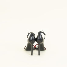 YSL Black Amber Sandals 38.5