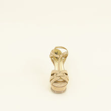 YSL Bicolor Tribute Sandal 38