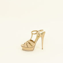 YSL Bicolor Tribute Sandal 38