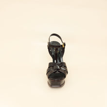 YSL Burgundy Tribute Sandal 38