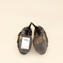 YSL Burgundy Tribute Sandal 38
