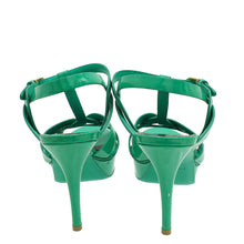 YSL Green Tribute Sandal 39.5