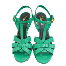 YSL Green Tribute Sandal 39.5