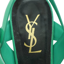 YSL Green Tribute Sandal 39.5