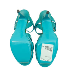 YSL Turquoise Tribute Sandal 39.5