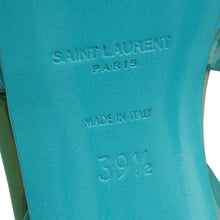 YSL Turquoise Tribute Sandal 39.5