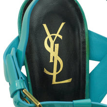 YSL Turquoise Tribute Sandal 39.5
