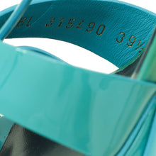 YSL Turquoise Tribute Sandal 39.5