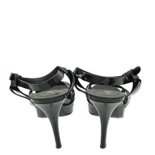 YSL Black Tribute Sandal 39.5