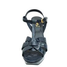 YSL Indigo Blue Tribute Sandal 39.5