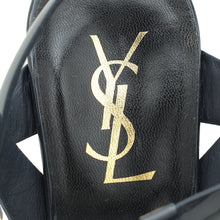 YSL Indigo Blue Tribute Sandal 39.5