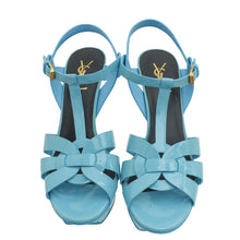 YSL Blue Tribute Sandal 39.5