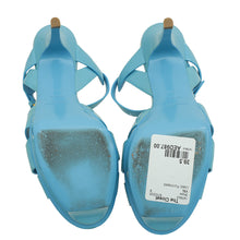 YSL Blue Tribute Sandal 39.5