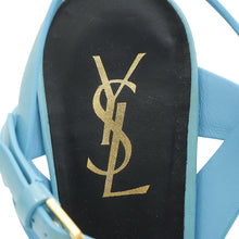 YSL Blue Tribute Sandal 39.5