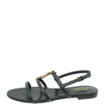 YSL Black Cassandra Sandals 39