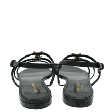 YSL Black Cassandra Sandals 39